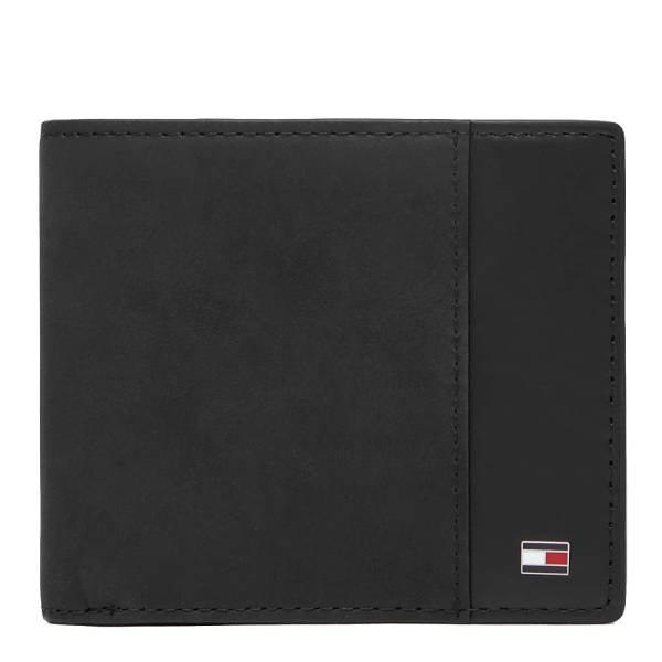 Tommy Hilfiger TH CARTERA AM0AM14502 BDS TU TH SOHO CC AND COIN BLACK - U Noir- Ref 72 €